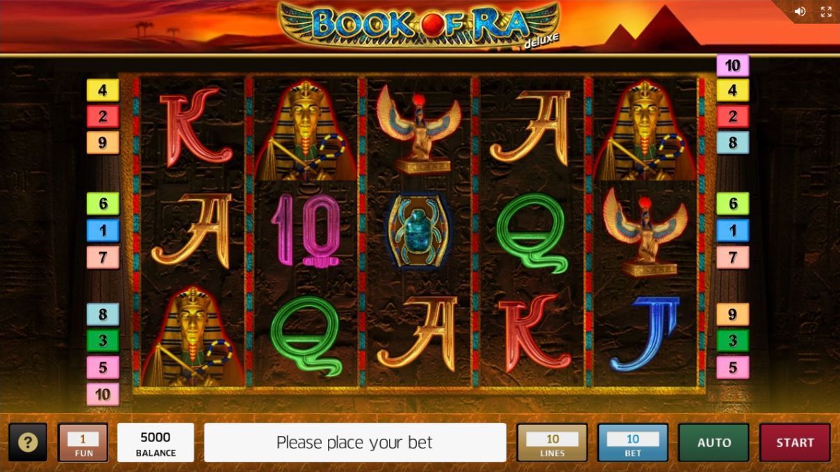Book Of Ra Deluxe Slot Games