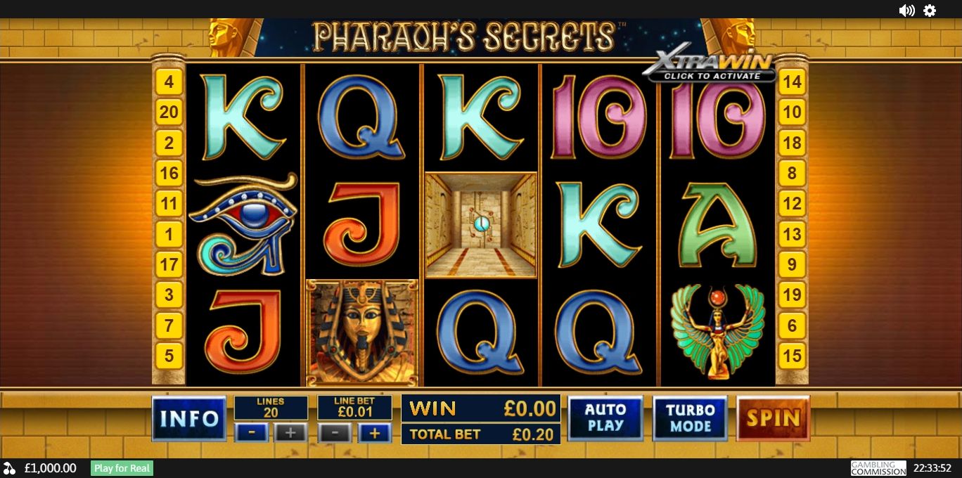 Discover The PharaohS Secrets Slot With No Download