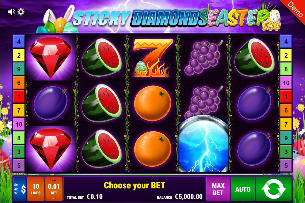 Sticky Diamonds Easter Egg free spins